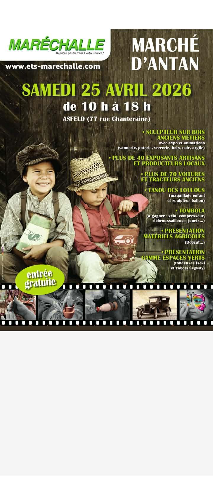 Marché d'antan Maréchalle Asfeld (08)