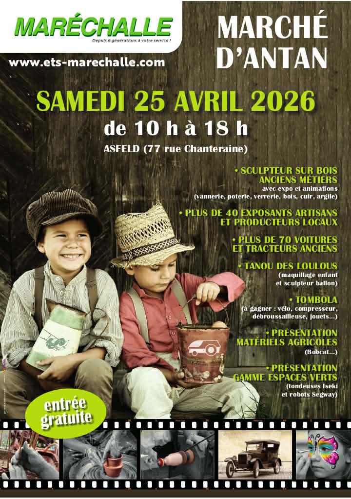 Marché d'antan Maréchalle Asfeld (08)
