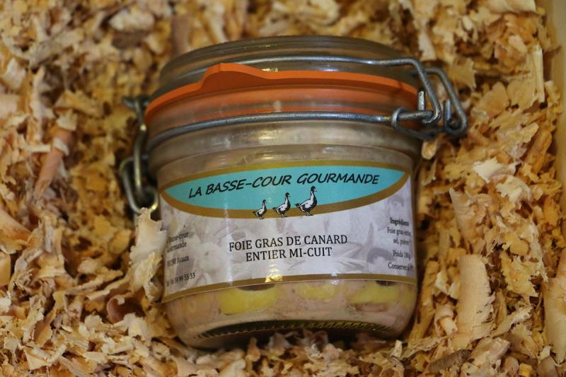 Foie gras entier semi-conserve